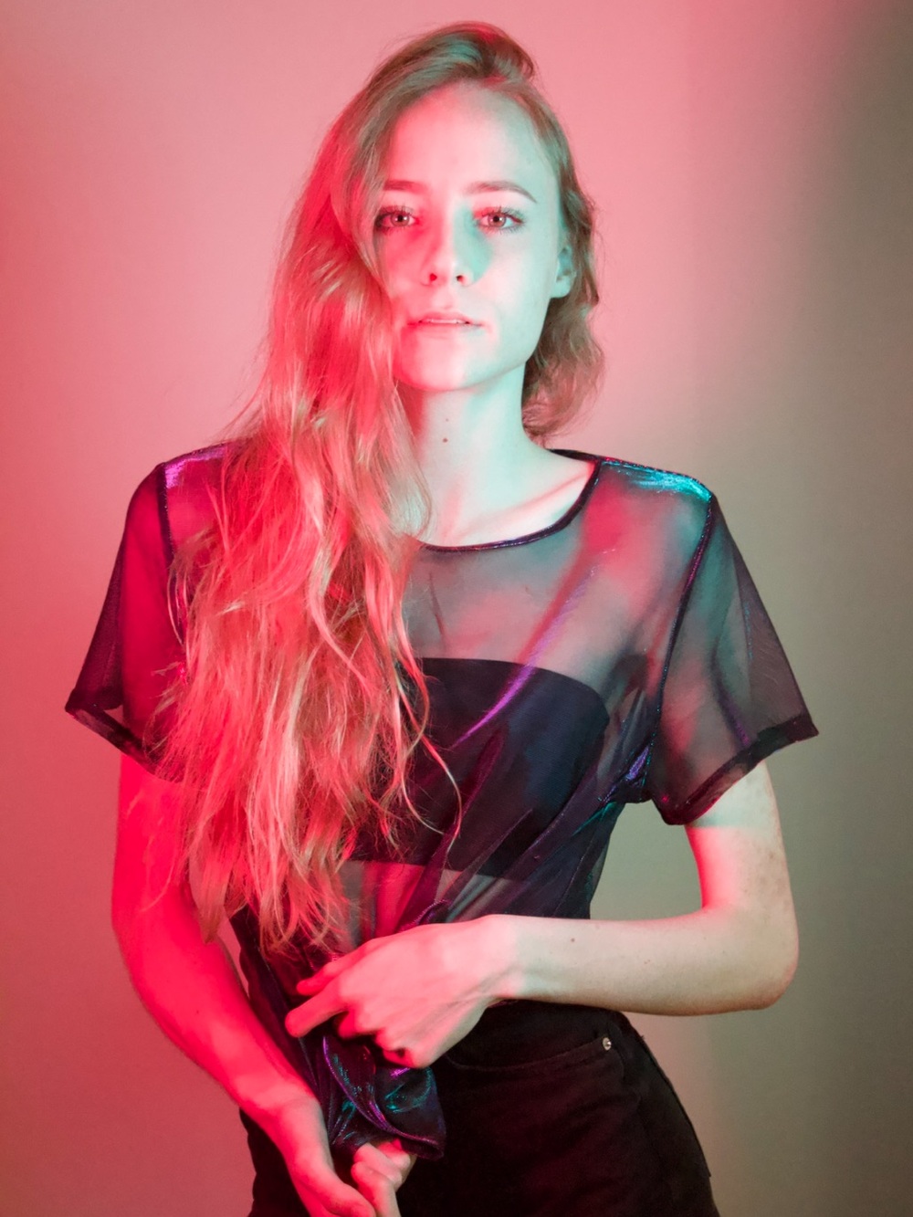 The Fix Holographic Mesh T-Shirt